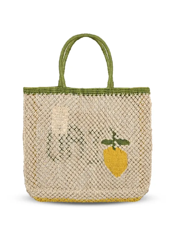 Ciao Bella Jute Bag Lemon sold by Sand Dollar