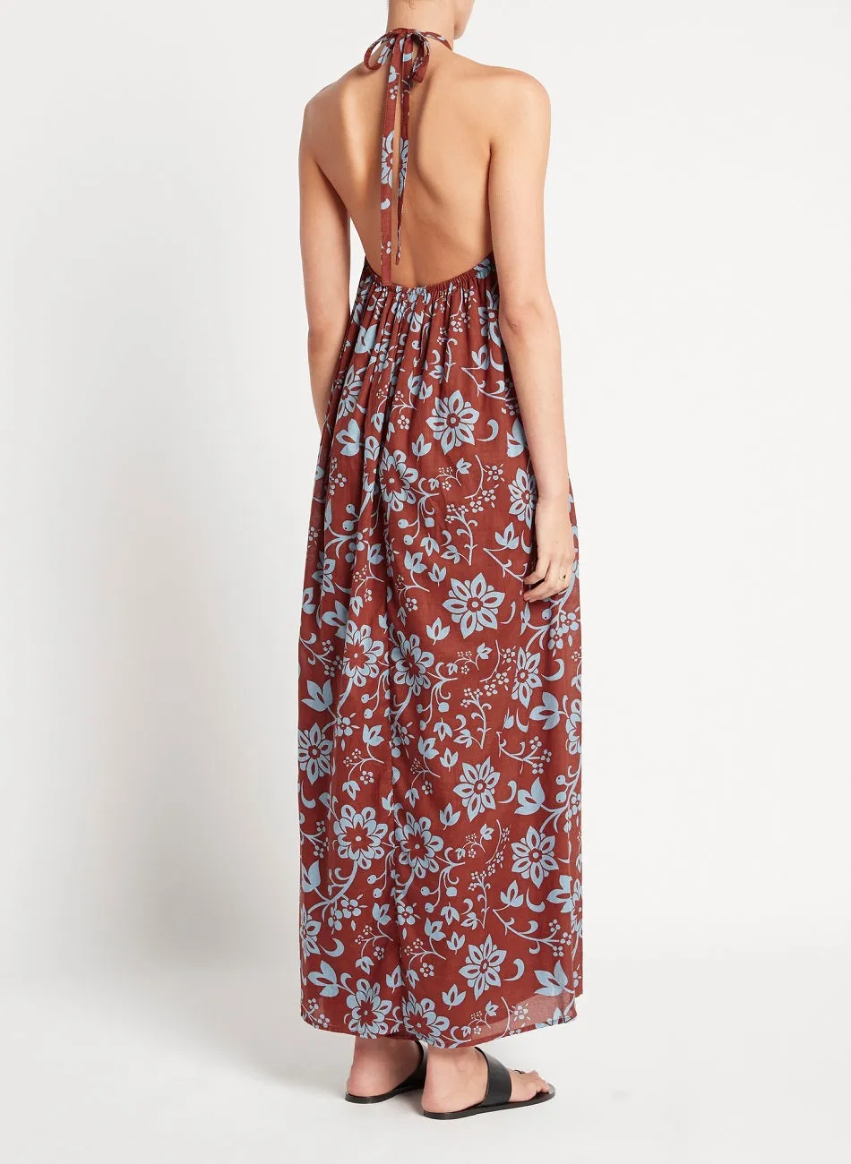 Halter Neck Floral Maxi Dress sold by Sand Dollar product image thumbnail 2