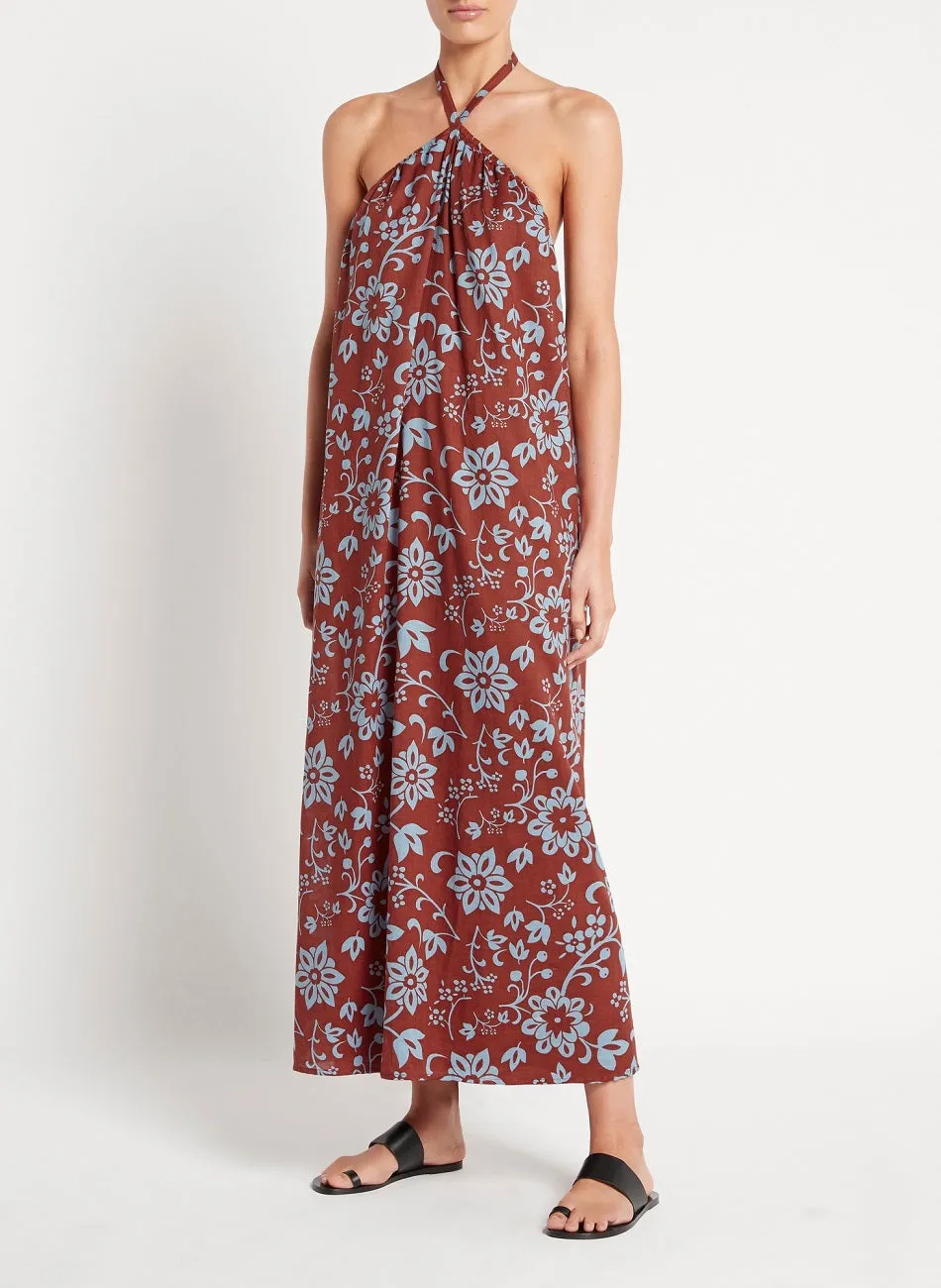 Halter Neck Floral Maxi Dress sold by Sand Dollar product image thumbnail 3