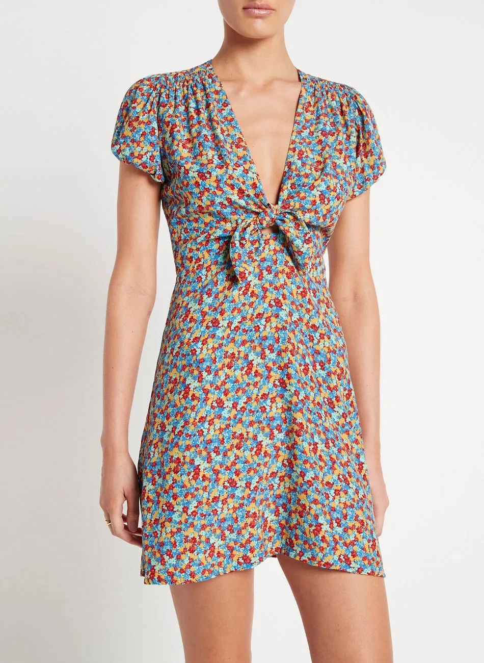 Floral Puff Sleeve Mini Dress sold by Sand Dollar product image thumbnail 4