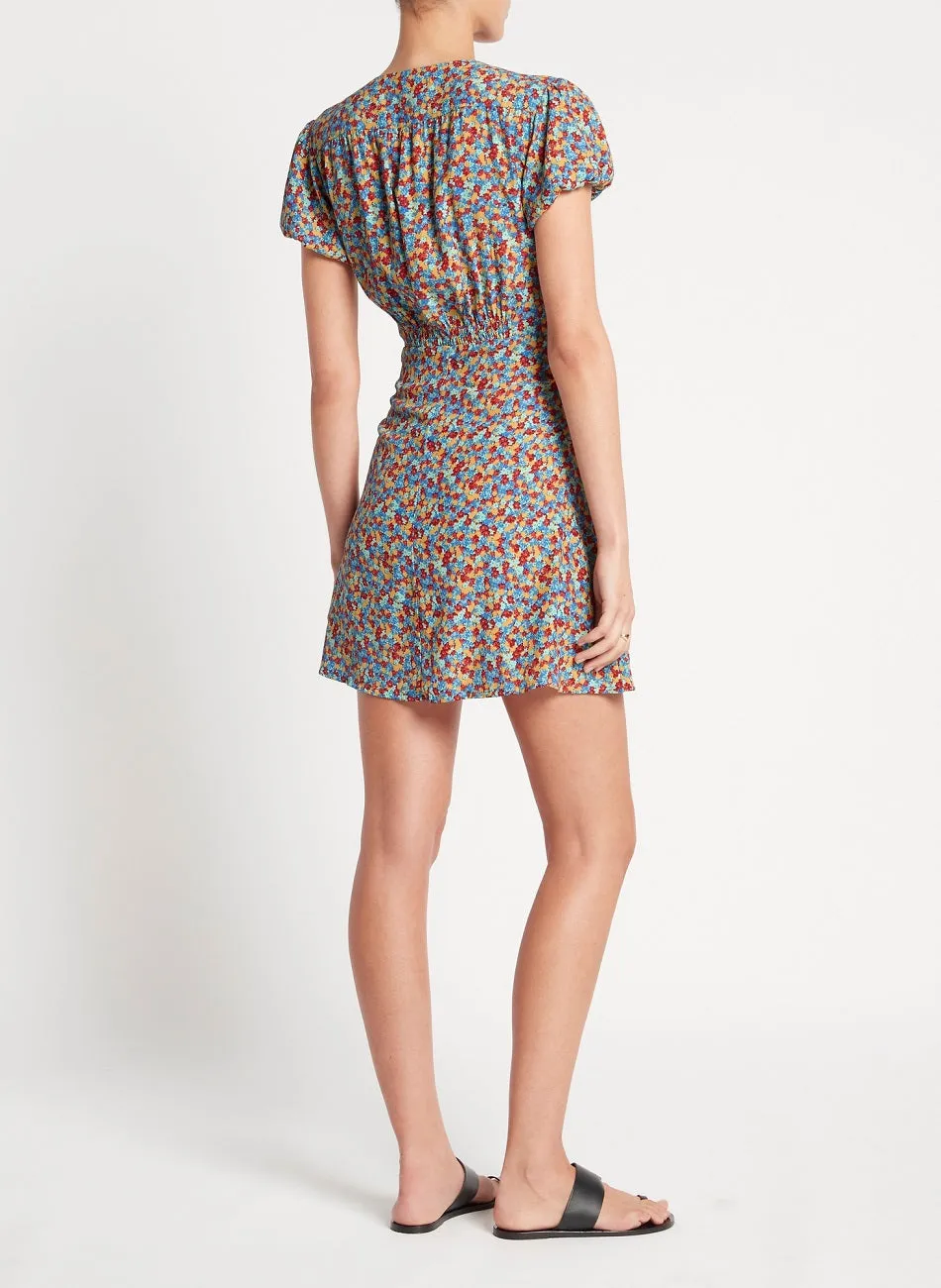 Floral Puff Sleeve Mini Dress sold by Sand Dollar product image thumbnail 2