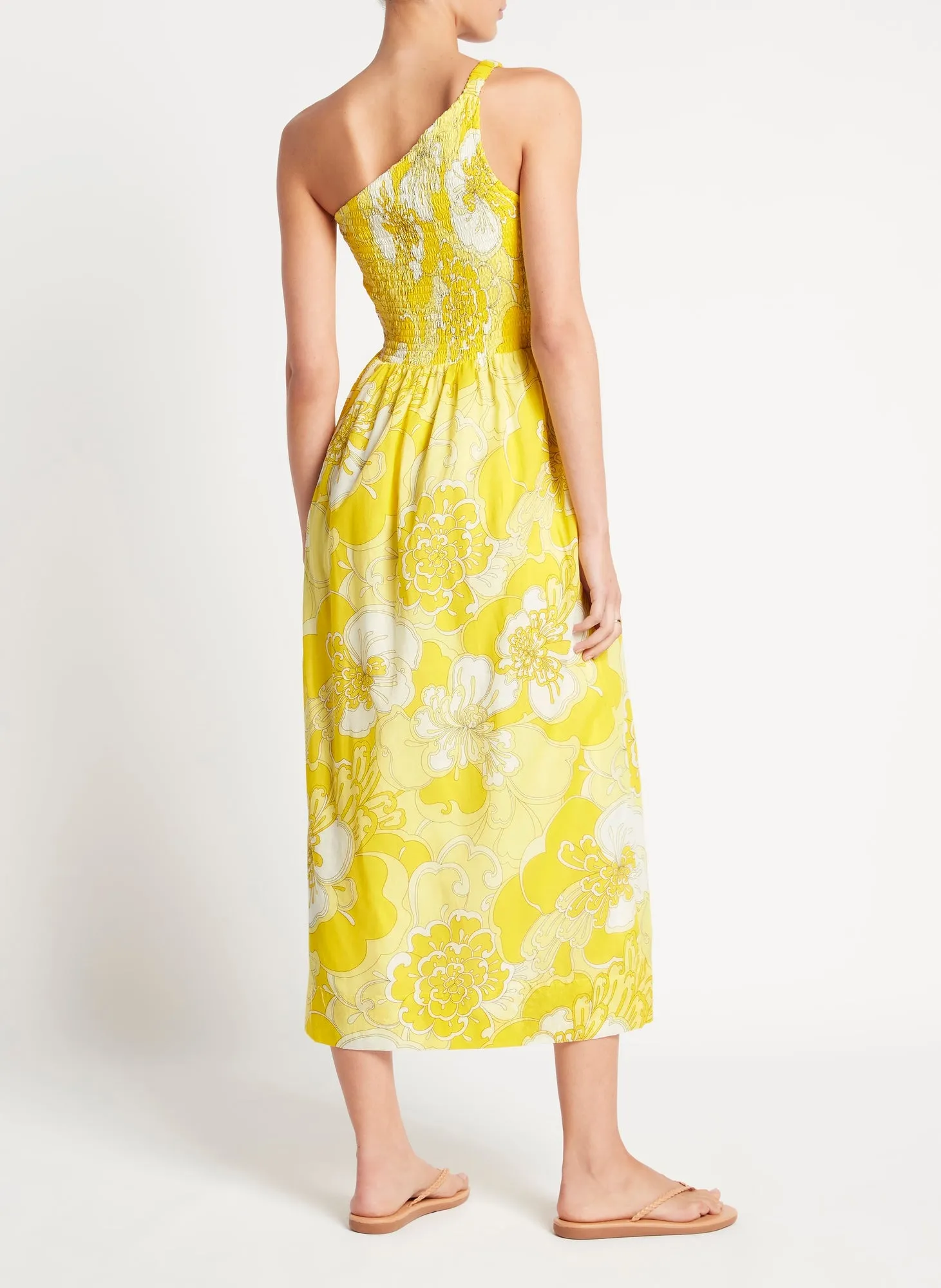 Yellow Midi Floral Dress sold by Sand Dollar product image thumbnail 3
