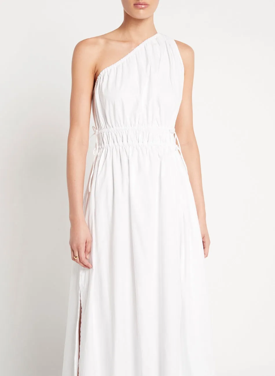 White One Shoulder Midi Dress sold by Sand Dollar product image thumbnail 4