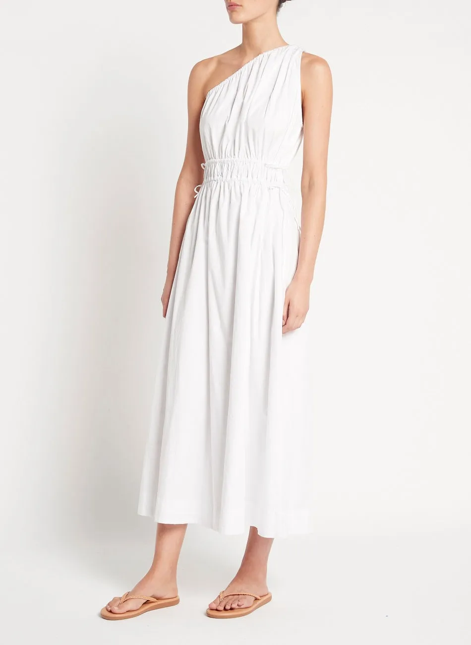 White One Shoulder Midi Dress sold by Sand Dollar product image thumbnail 3