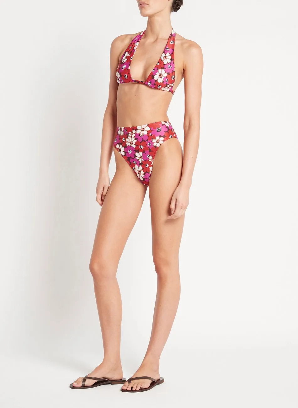 High Waisted Bikini Briefs with Floral Print sold by Sand Dollar product image thumbnail 4