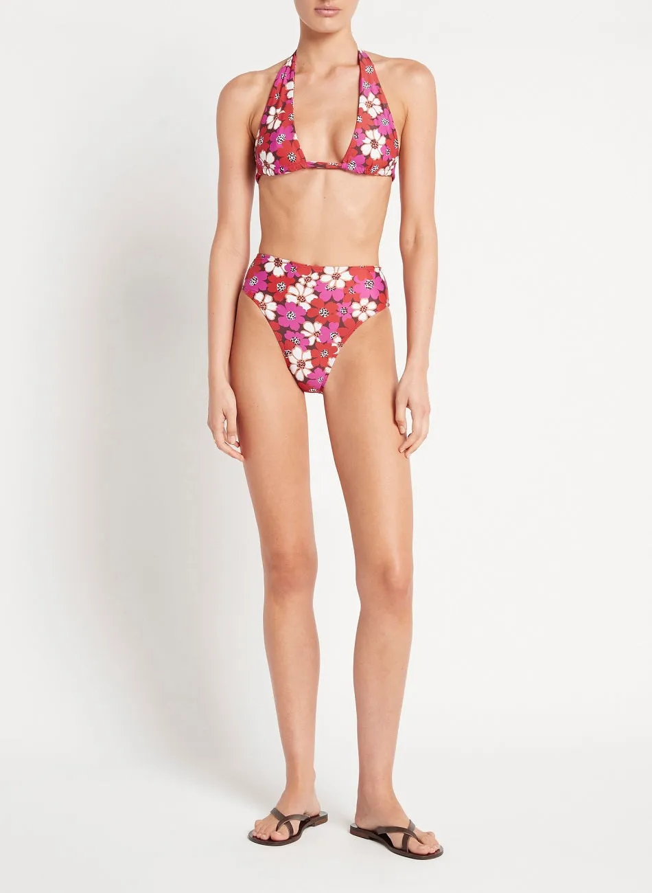 High Waisted Bikini Briefs with Floral Print sold by Sand Dollar product image thumbnail 3