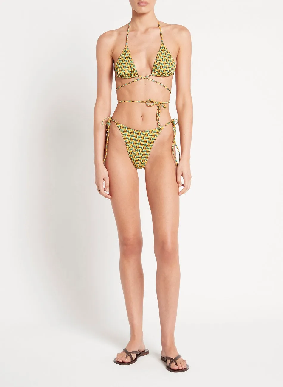 Triangle Bikini Top with Rio Print sold by Sand Dollar product image thumbnail 2