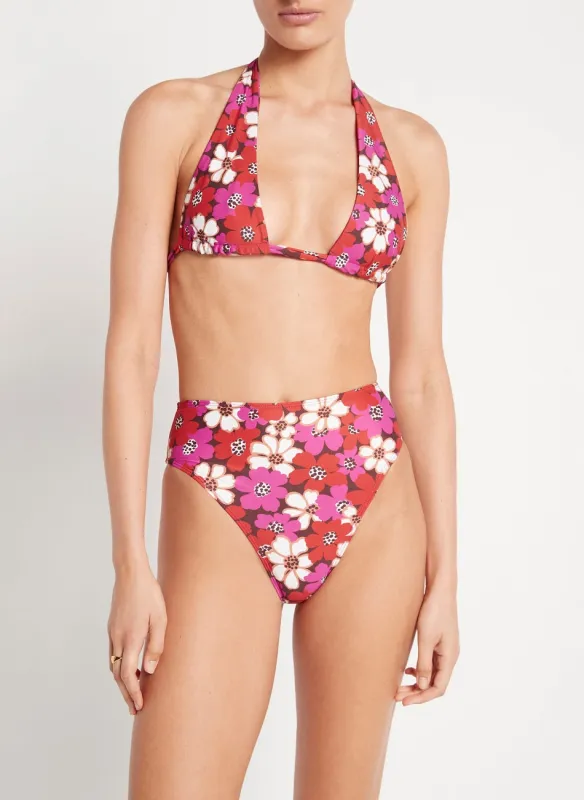 Floral Bikini Top made by Faithfull the Brand
