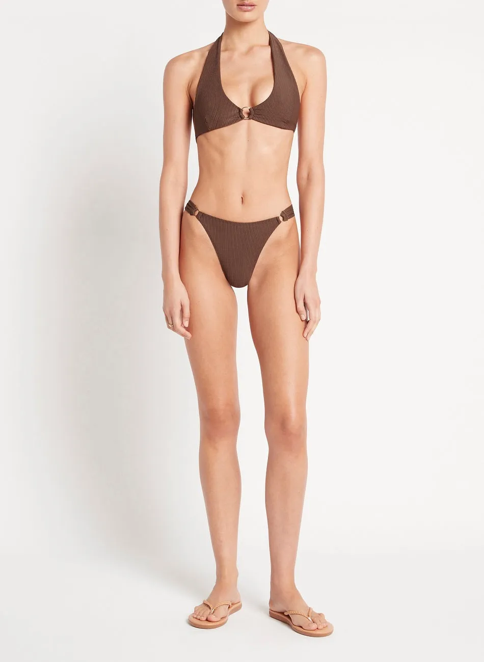 Brown Halter Neck Bikini Top sold by Sand Dollar product image thumbnail 3