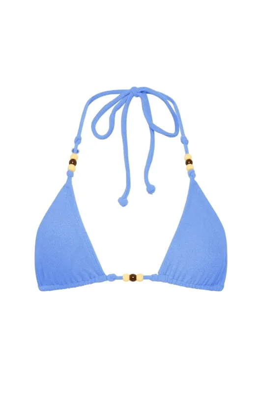 San Marco Bikini Top Sicilian Blue sold by Sand Dollar