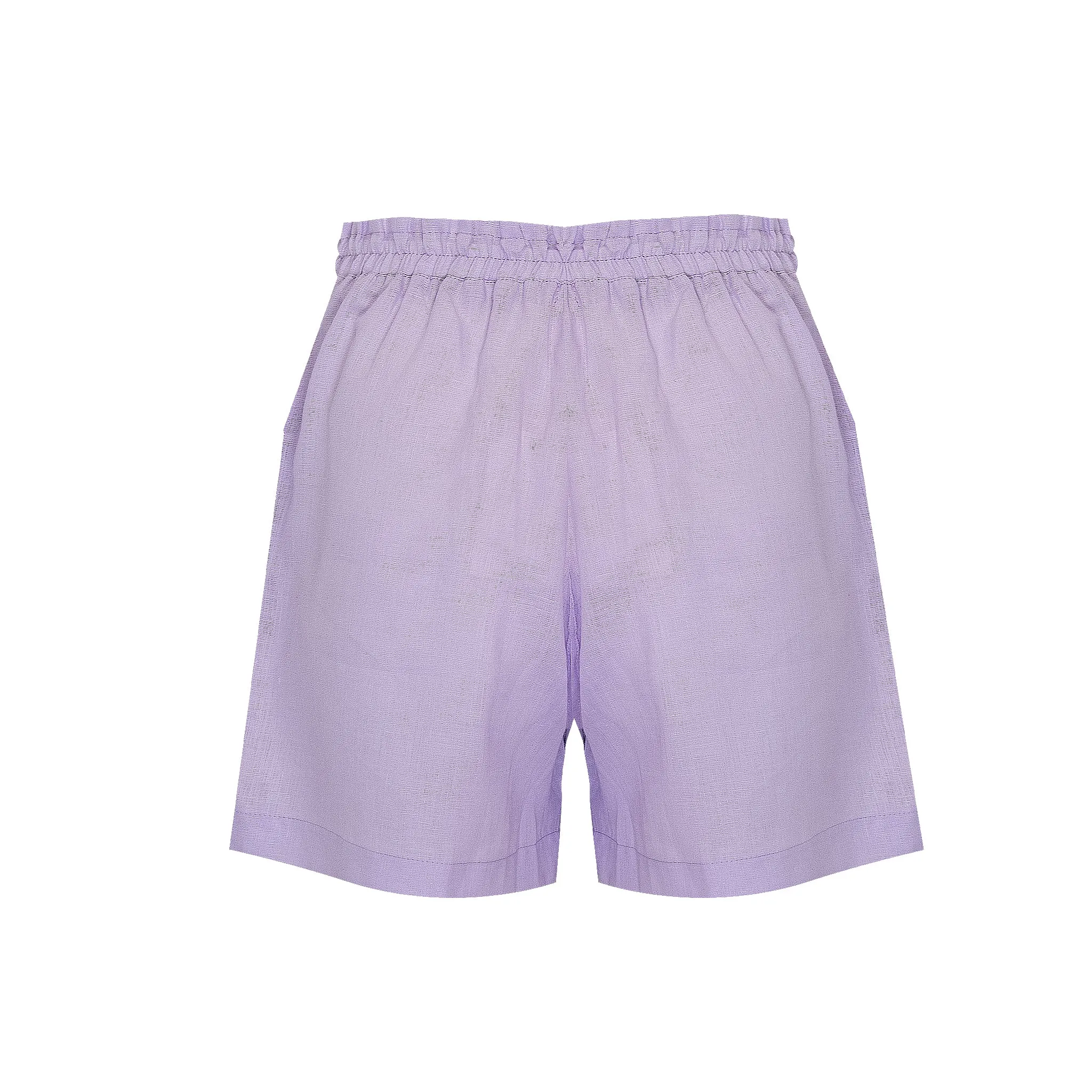 Light Purple Linen Shorts sold by Sand Dollar