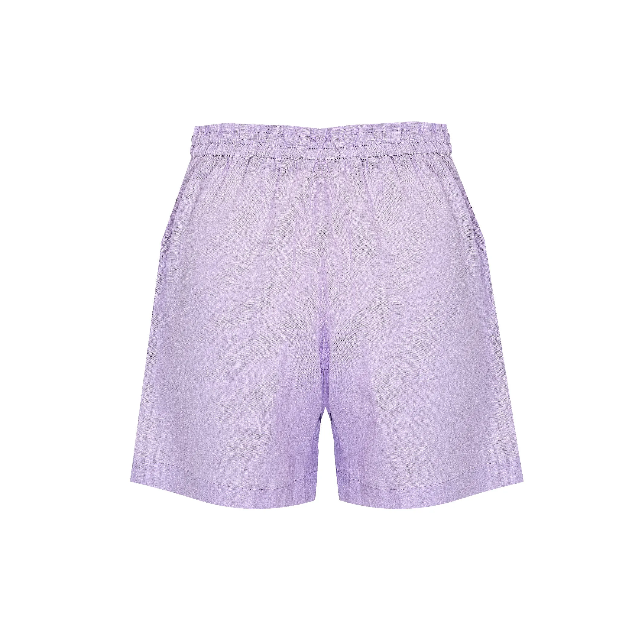 Light Purple Linen Shorts sold by Sand Dollar product image thumbnail 2