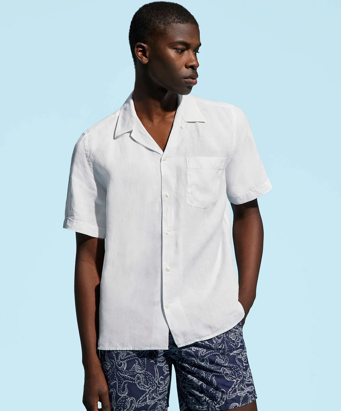 Charli Linen Short Sleeve Shirt White sold by Sand Dollar product image thumbnail 2