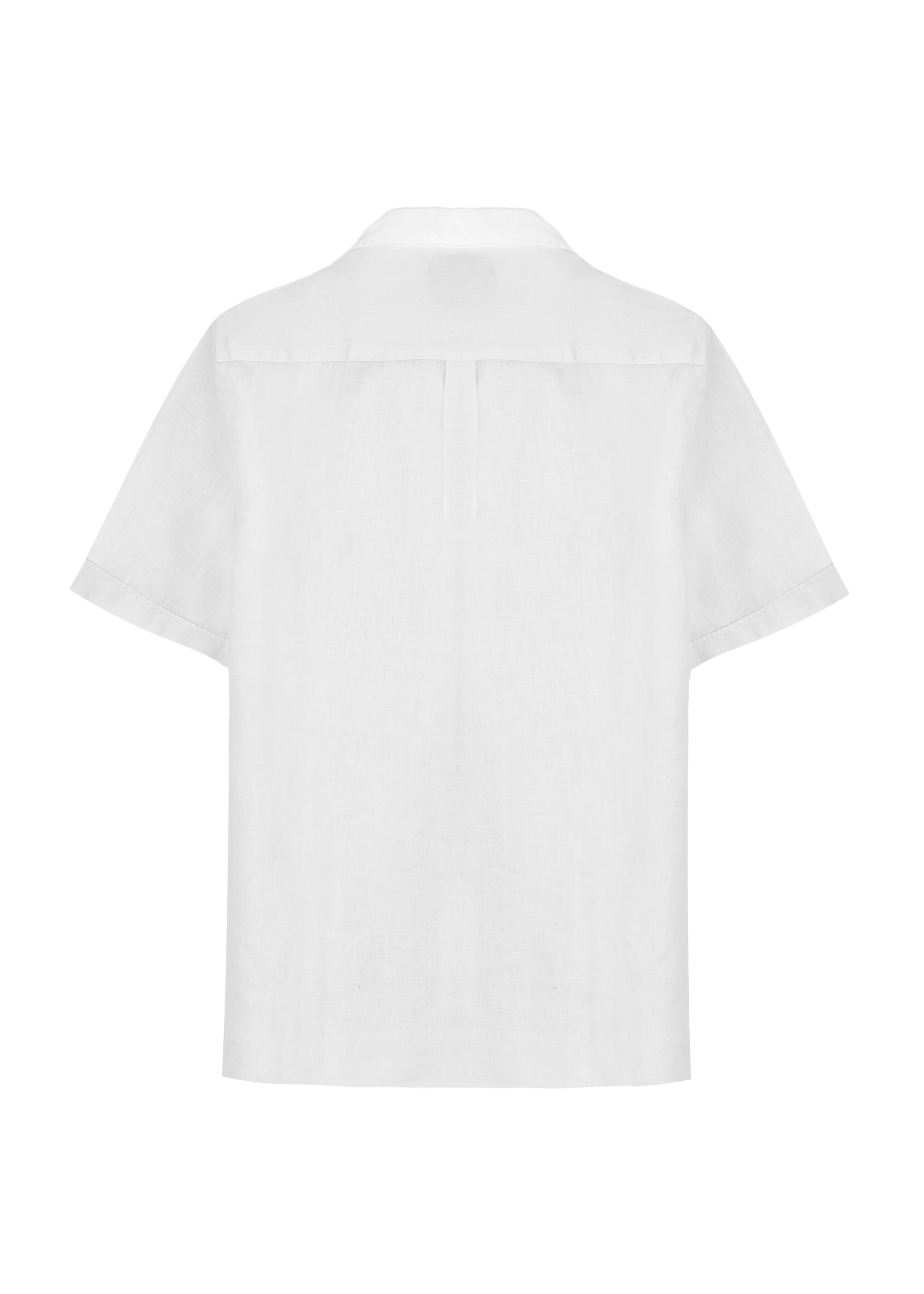 Charli Linen Short Sleeve Shirt White sold by Sand Dollar product image thumbnail 5
