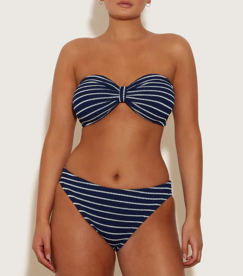 Coverage Jean Bikini Navy/White sold by Sand Dollar product image thumbnail 2