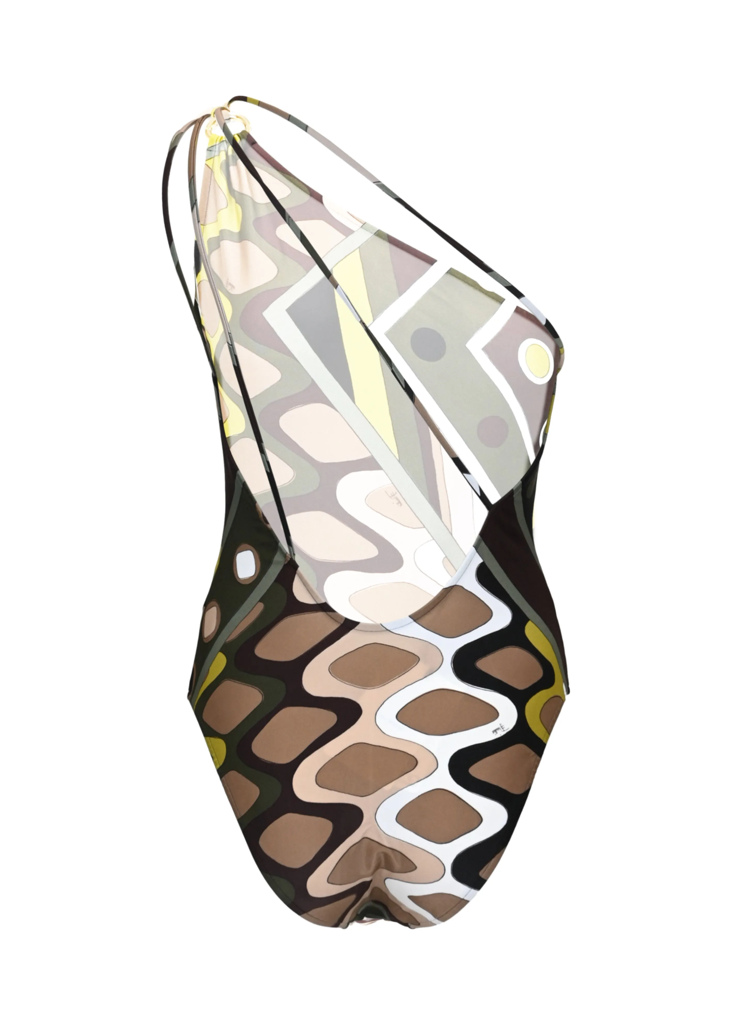 Khaki/Muschio One Piece Swimsuit Vivaro Print sold by Sand Dollar product image thumbnail 2