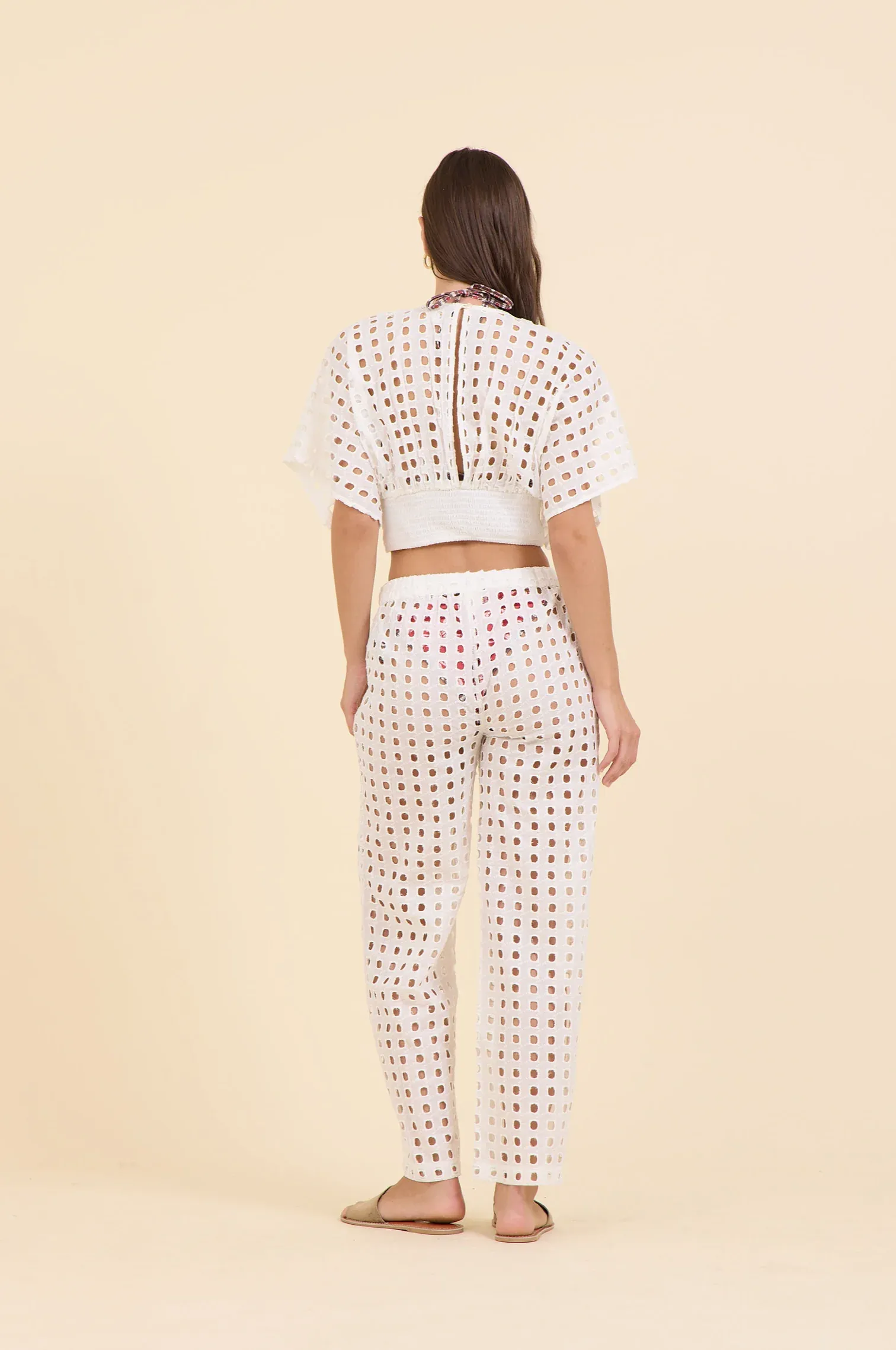 White Box Eyelet Pant sold by Sand Dollar product image thumbnail 4