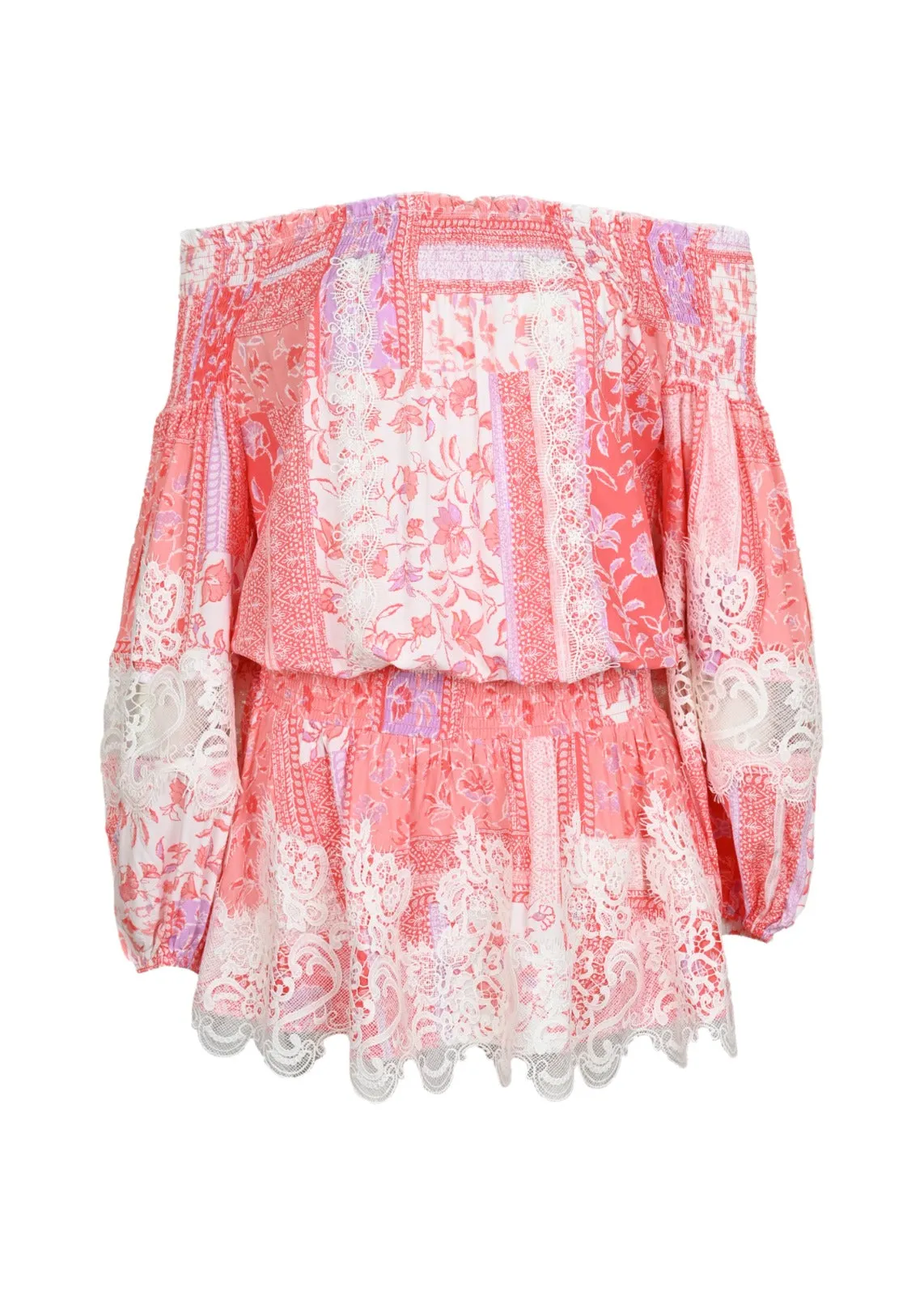 Shania Short Dress Multi Pink sold by Sand Dollar