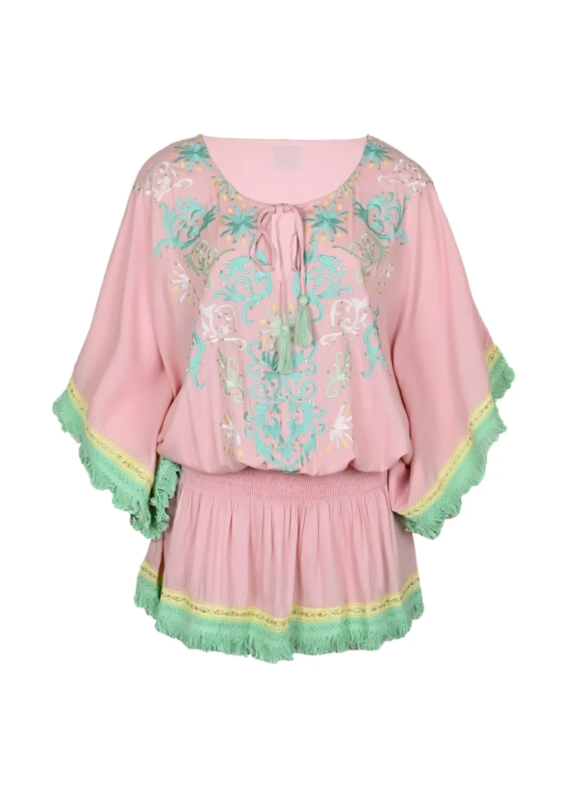 Sejla Short Dress Pink sold by Sand Dollar