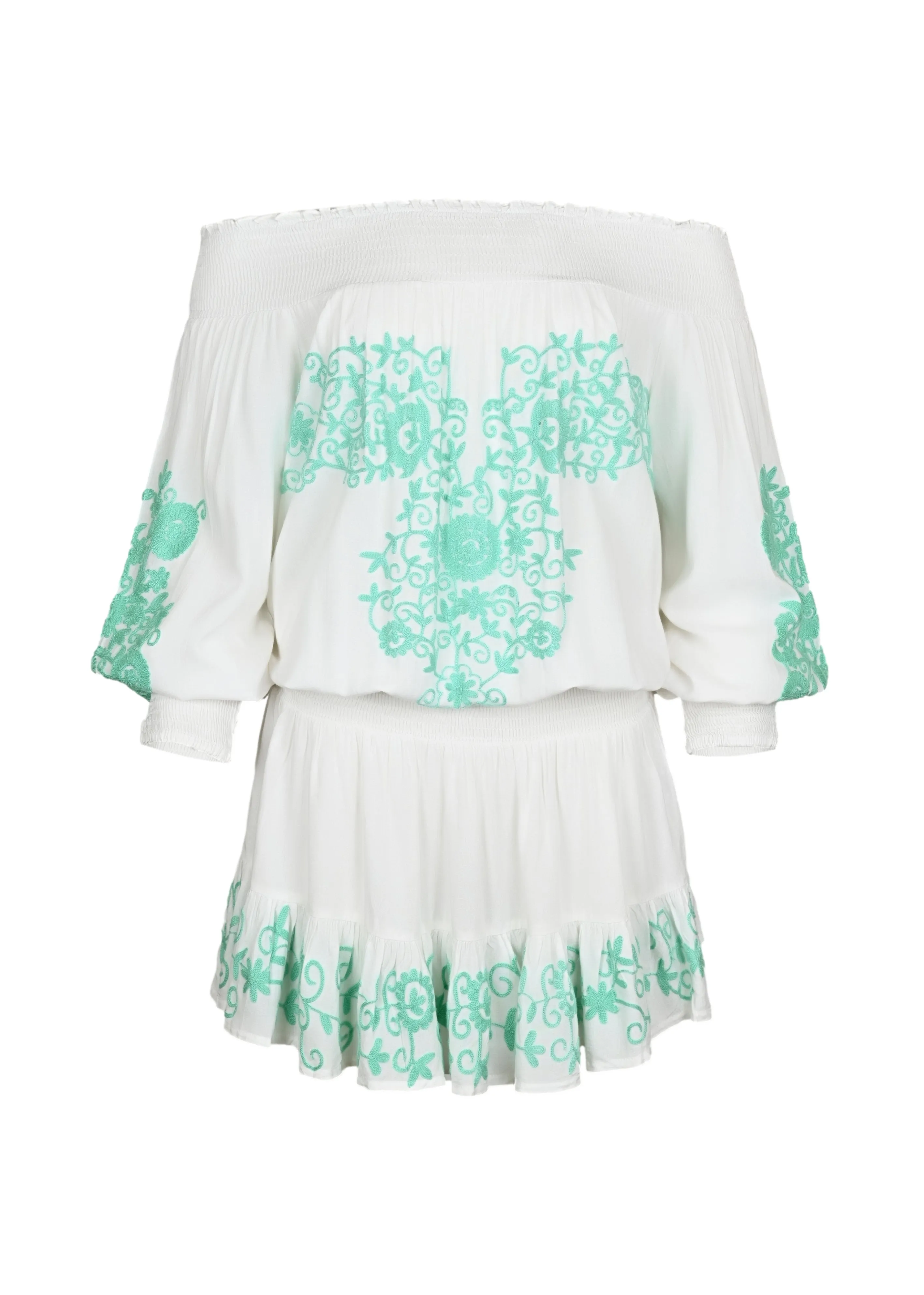 Eleyna Short Dress White sold by Sand Dollar