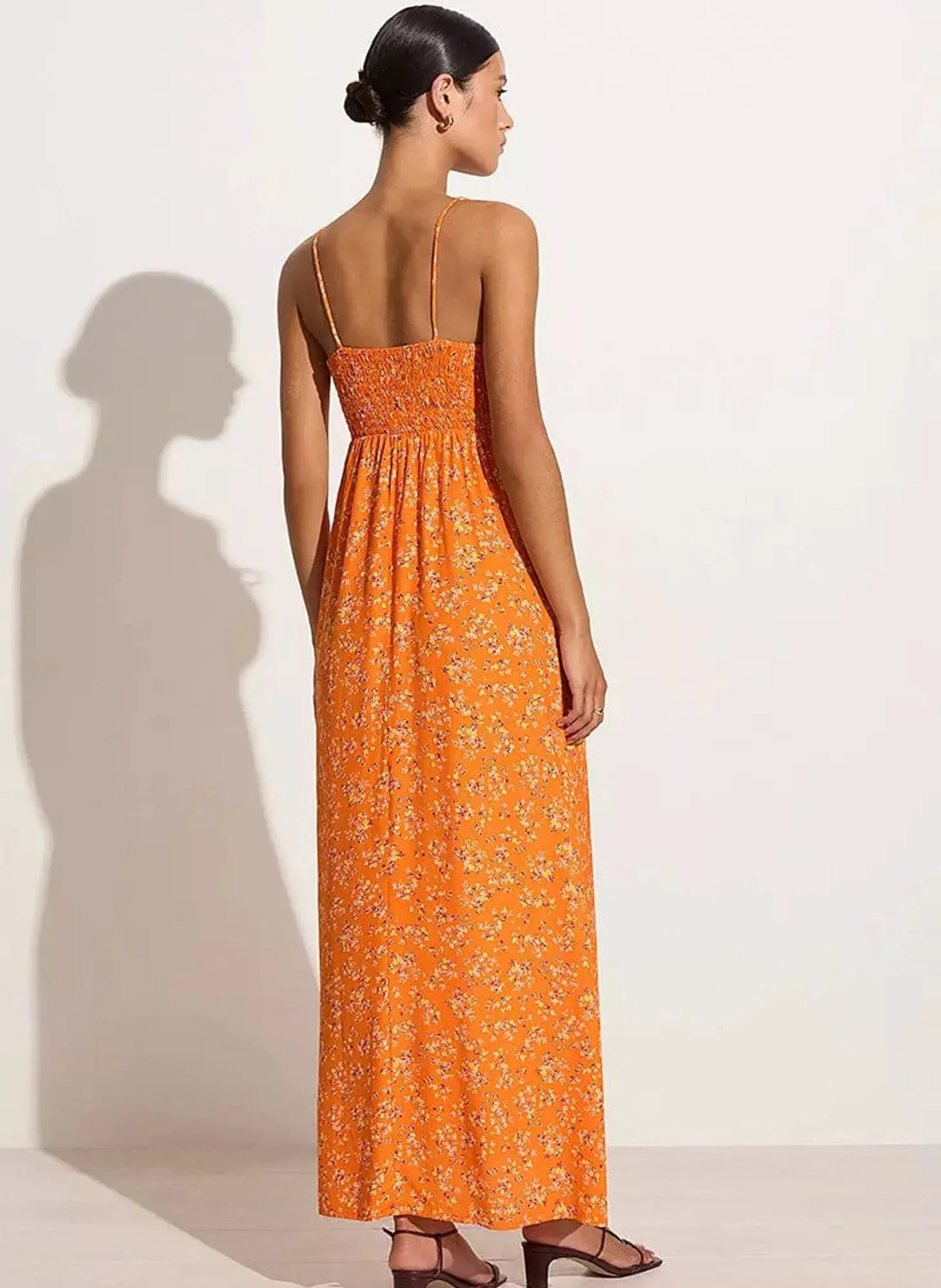 Gita Midi Dress Audrey Floral - Orange sold by Sand Dollar product image thumbnail 2
