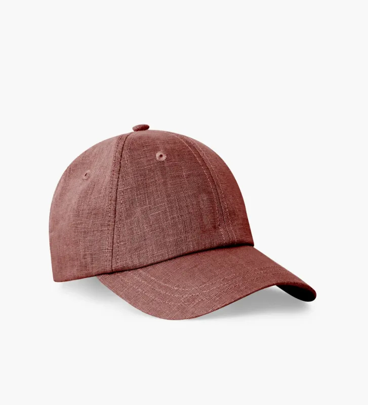 Fernando Linen Cap Brown made by Sand Dollar