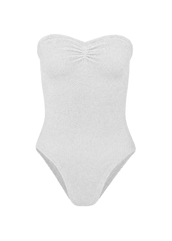 Brooke Swim White sold by Sand Dollar