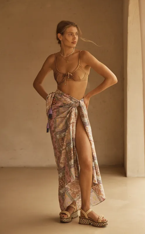 Taselled Pareo Sontuosa made by Sand Dollar