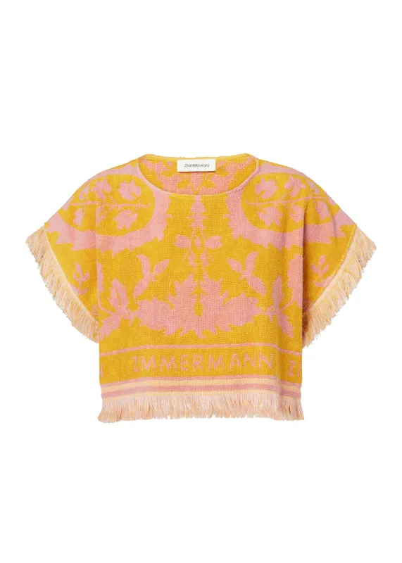 Wylie Towelling Crop Top sold by Sand Dollar