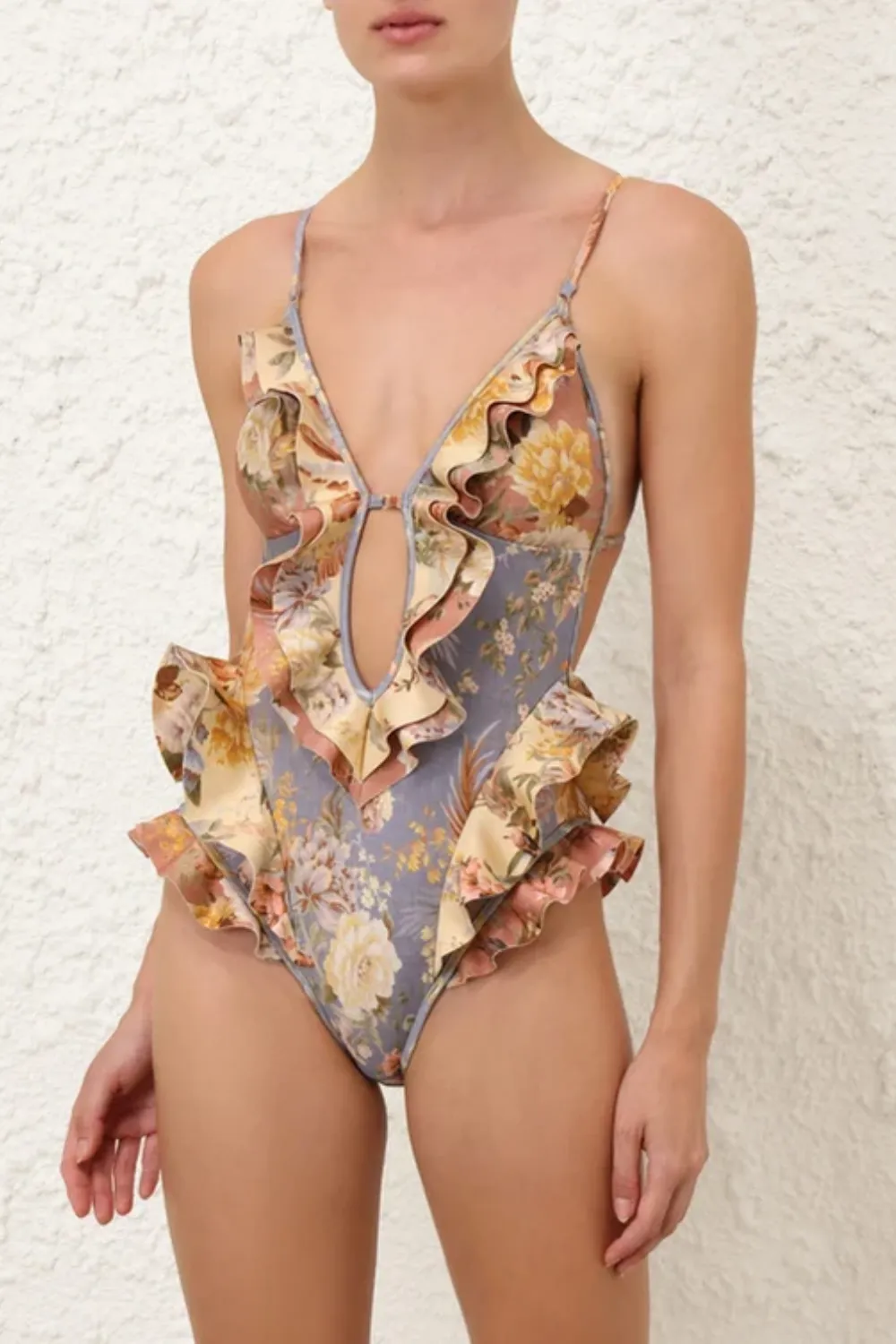 Tallow Waterfall Frill One Piece Spliced sold by Sand Dollar product image thumbnail 2