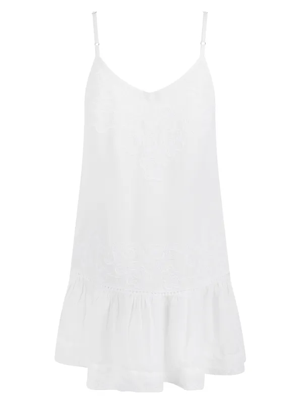 Cruz White Mini Dress sold by Sand Dollar