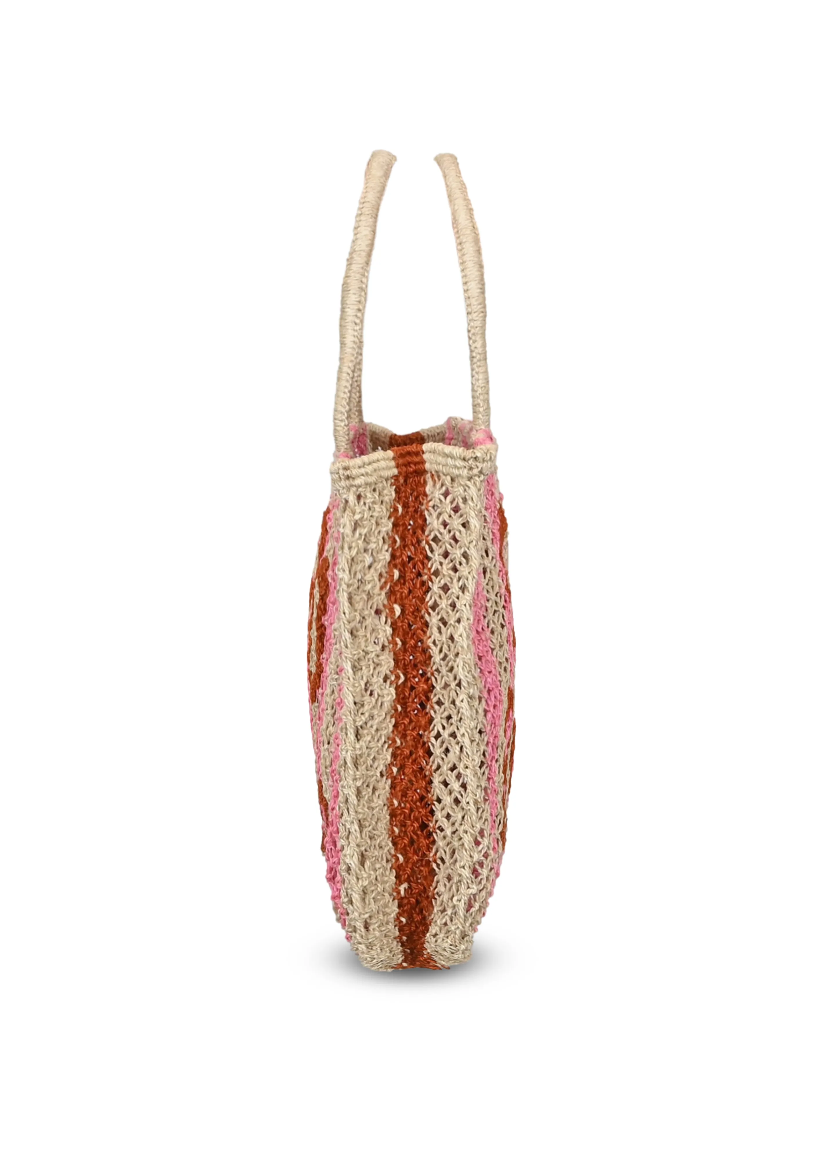 Ciao Bella Jute Bag Rose Stripes sold by Sand Dollar product image thumbnail 2