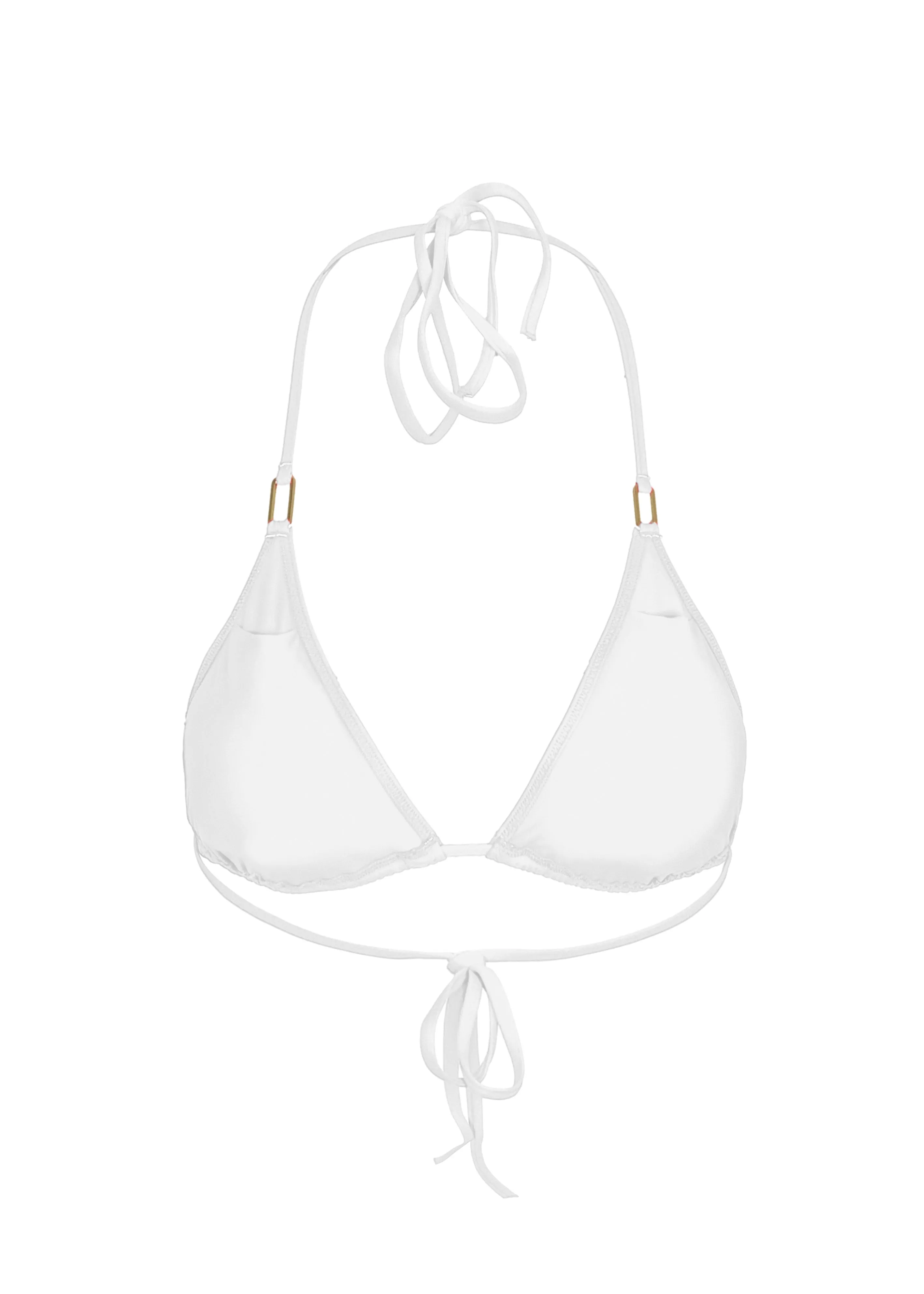 Cancun Triangle Bikini Top White sold by Sand Dollar product image thumbnail 3
