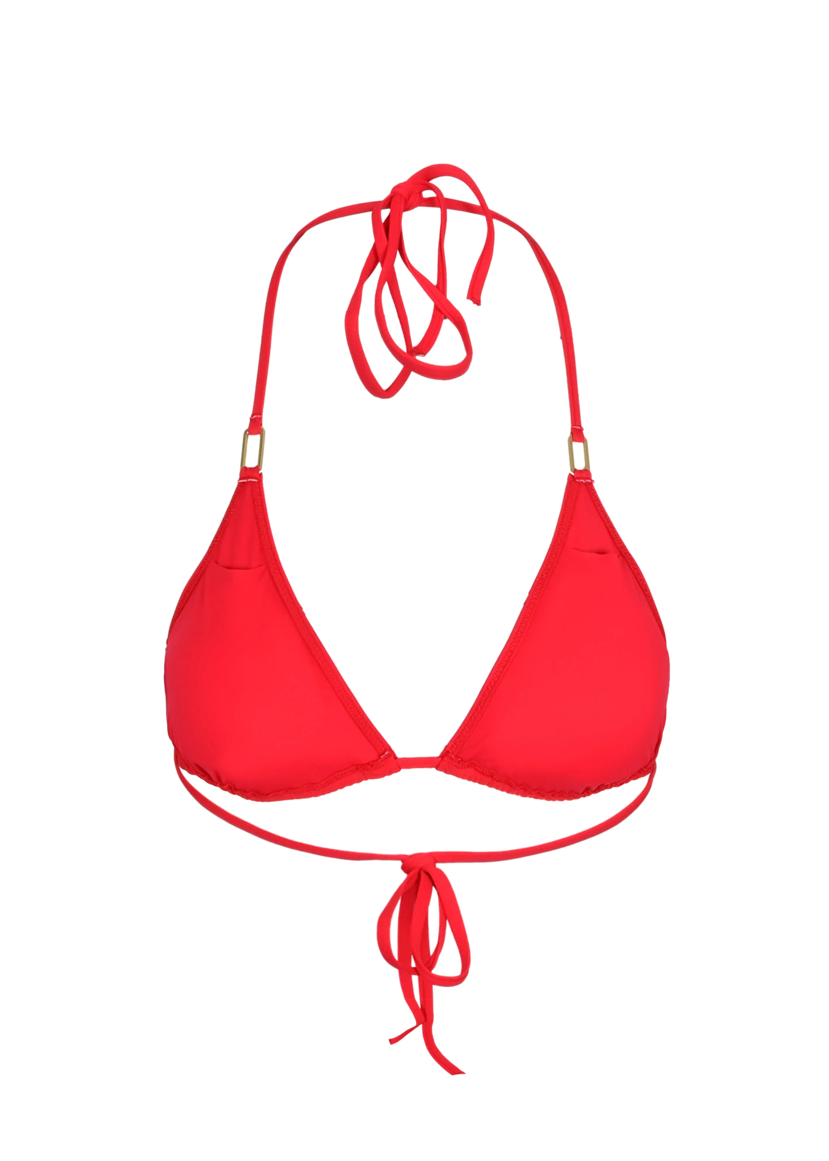 Cancun Triangle Bikini Top Red sold by Sand Dollar product image thumbnail 3