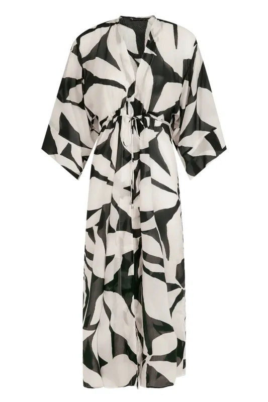 Yumi Long Kimono Cover Up made by Vix