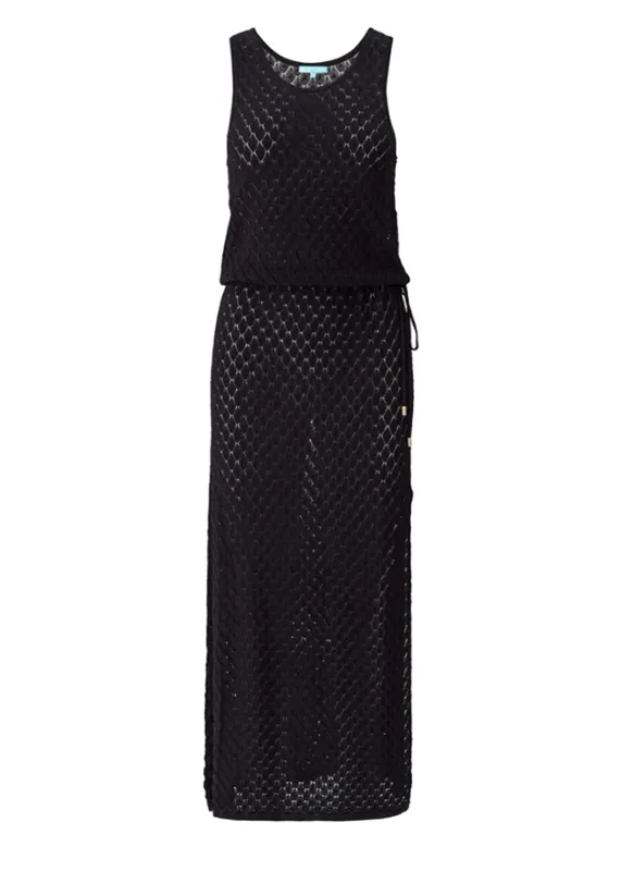 Mia Long Dress Black made by Melissa Odabash