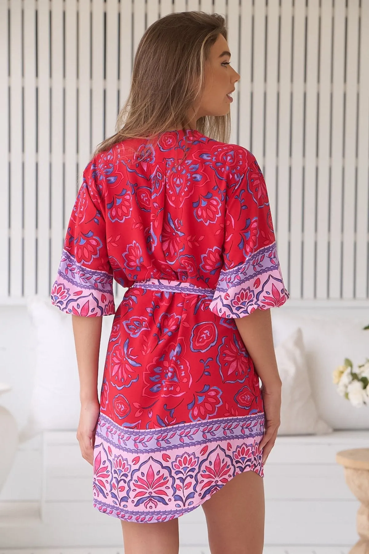 Florian Print Blair Mini Dress sold by Sand Dollar product image thumbnail 2