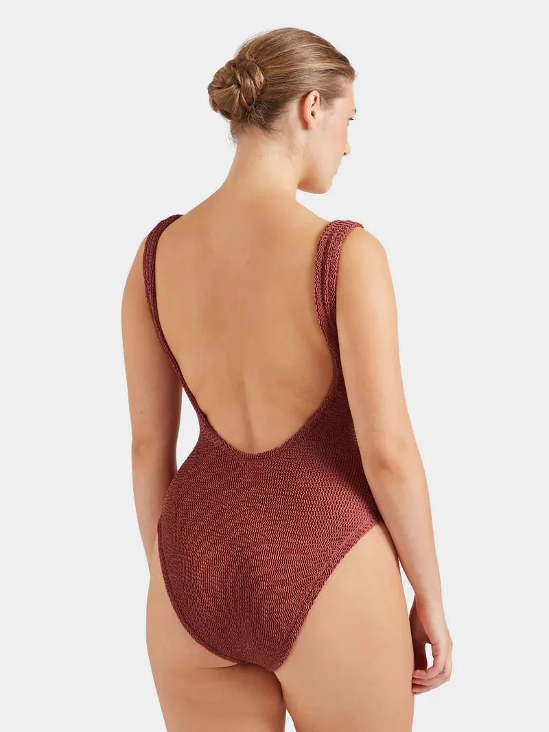 Classic Square Neck Swim Metallic Rosewood sold by Sand Dollar product image thumbnail 4