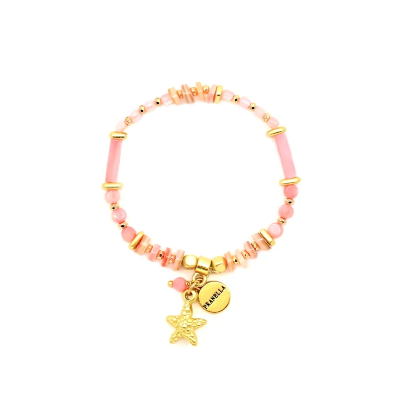 Peachy Starfish Bracelet made by Sand Dollar