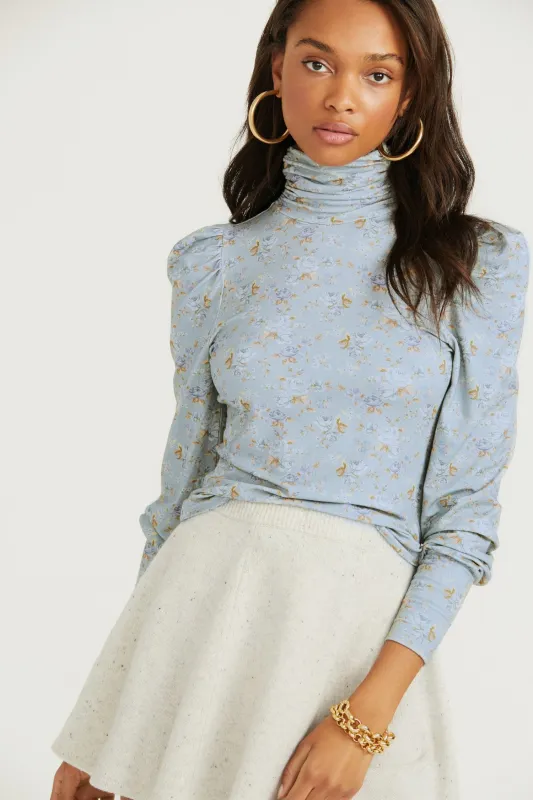 Vienna Turtleneck Sky Gray sold by Sand Dollar