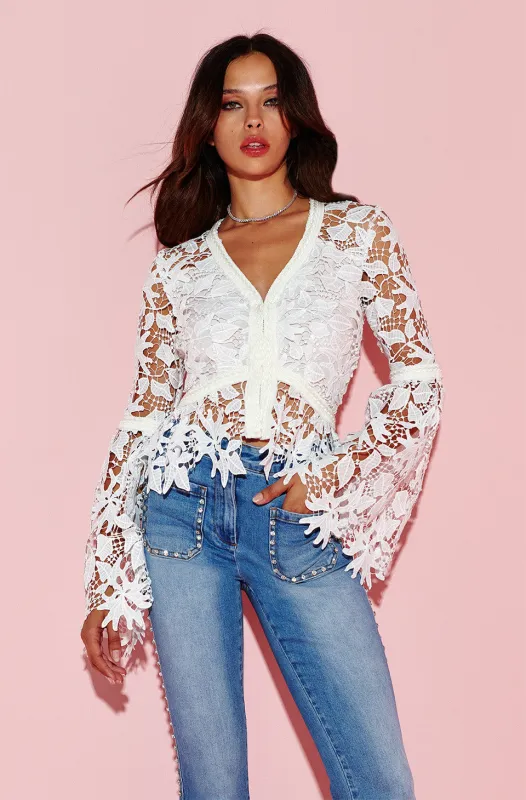 Daydream White Blouse made by Sand Dollar