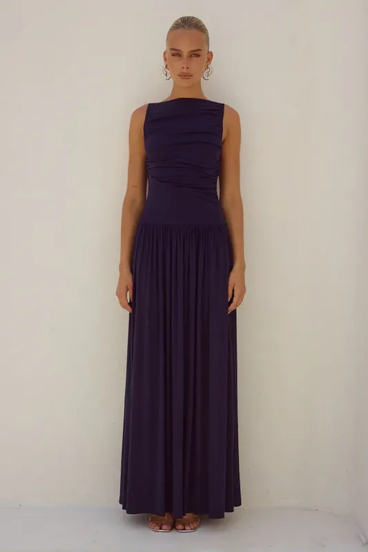 Nalla Maxi Dress Navy made by Seven Wonders