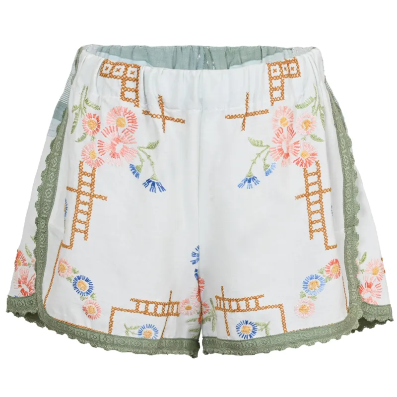 Orsina Cotton Shorts Multi Square Print Thread L sold by Sand Dollar