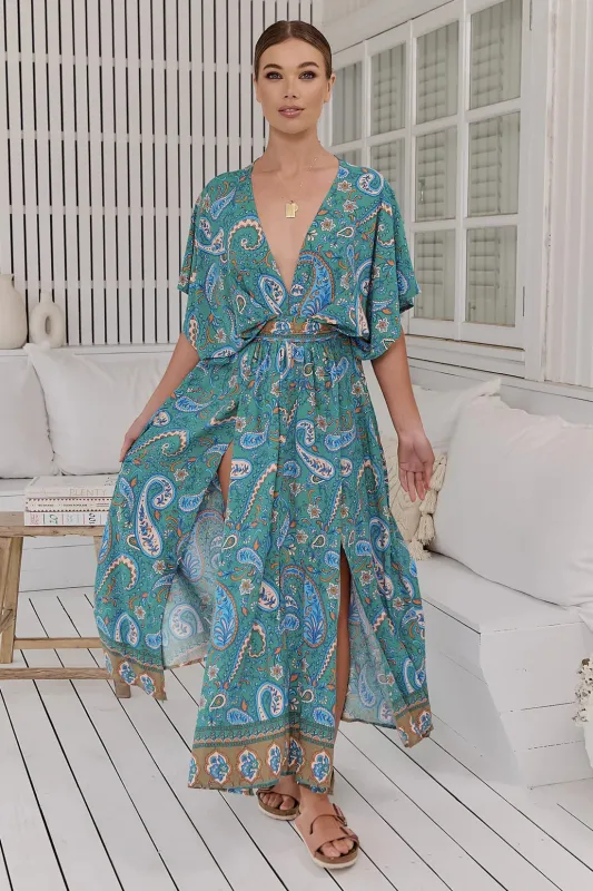 Ventura Print Fields Midi Dress made by Jaase