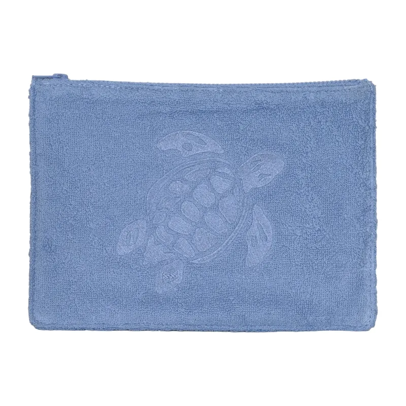 Terry Beach Pouch Navy made by Vilebrequin