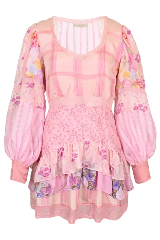 Floral Mini Dress in Pink sold by Sand Dollar