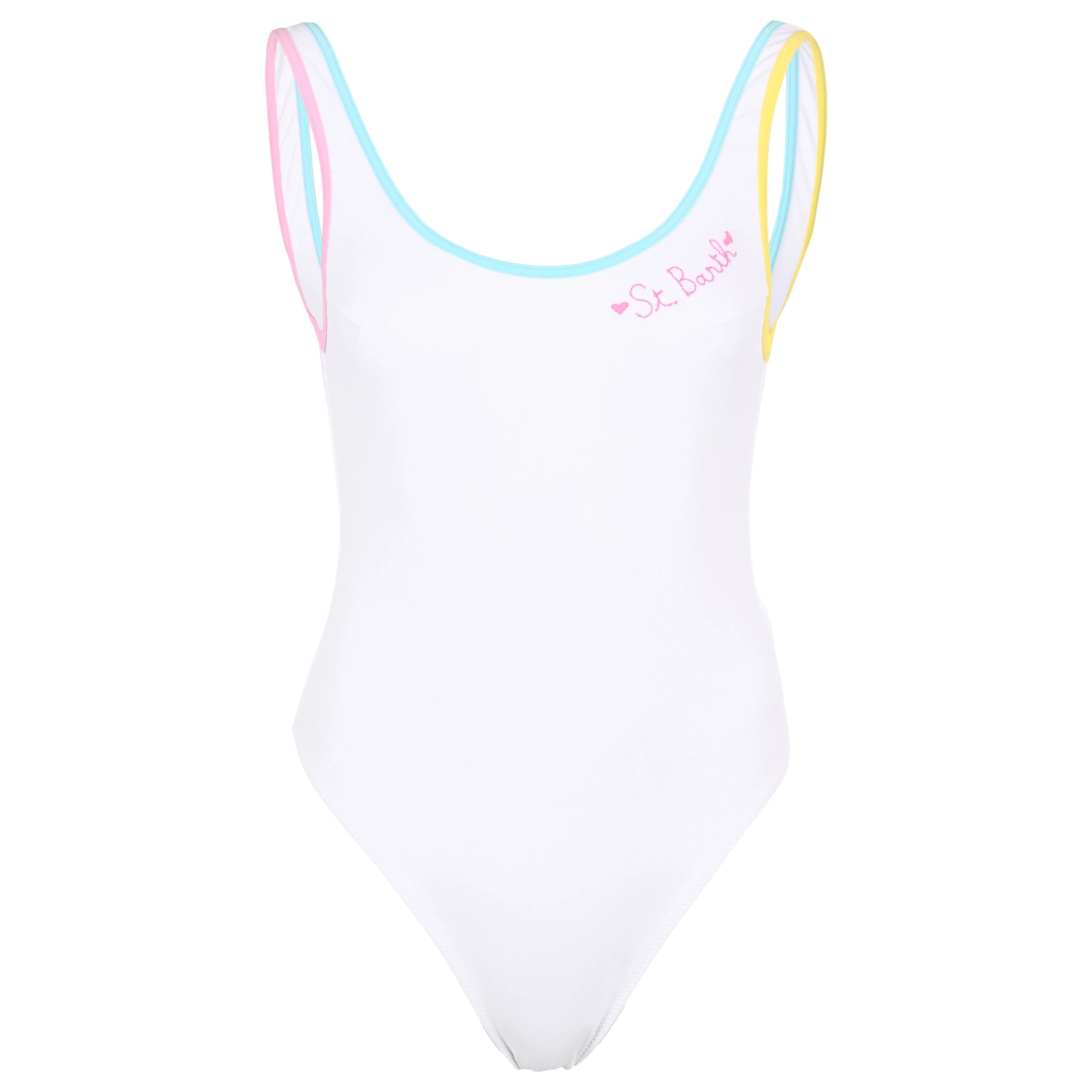Althea String Classic One Piece White sold by Sand Dollar