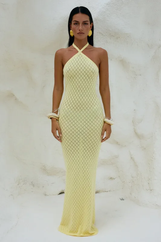 Simi Maxi Dress Lemon sold by Sand Dollar