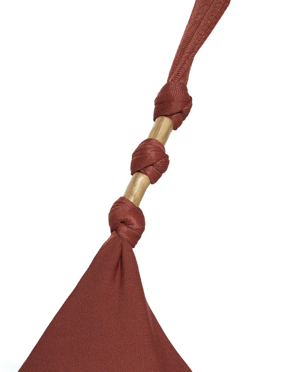 Solid Paula Triangle Bikini Top Brown sold by Sand Dollar product image thumbnail 2