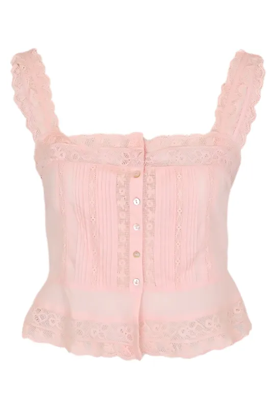 Vietta Top Bellerose Pink sold by Sand Dollar